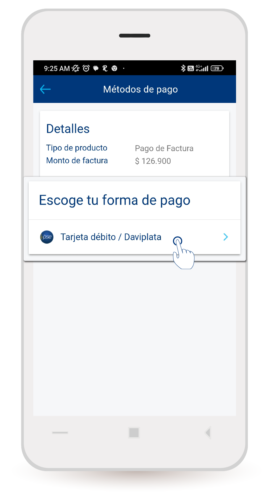 aw-pago tarjeta debito o credito factura tigo