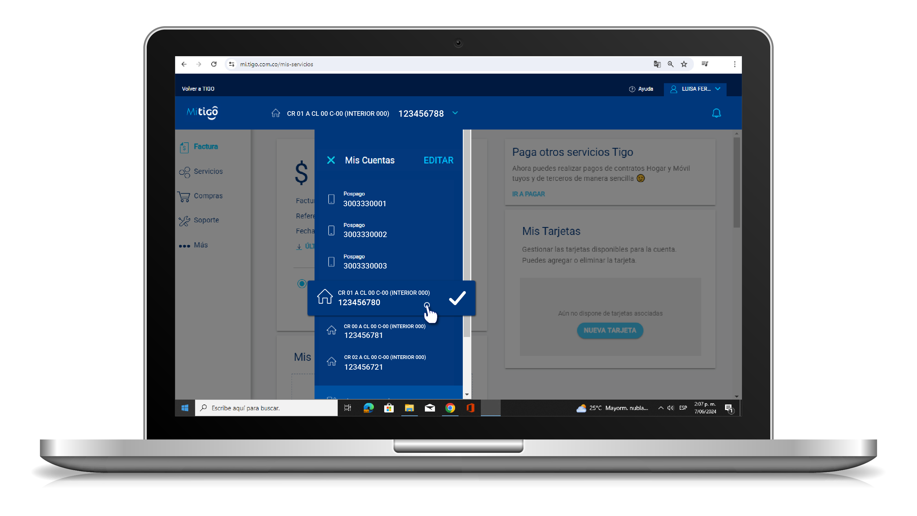 aw-servicios premium full tigo mi tigo app