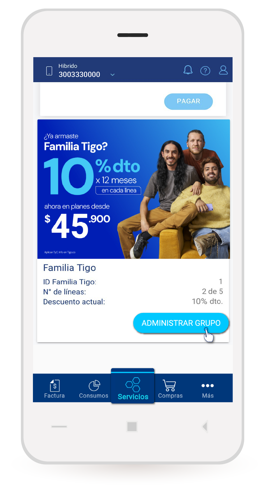 aw-Plan amigo y familia pospago