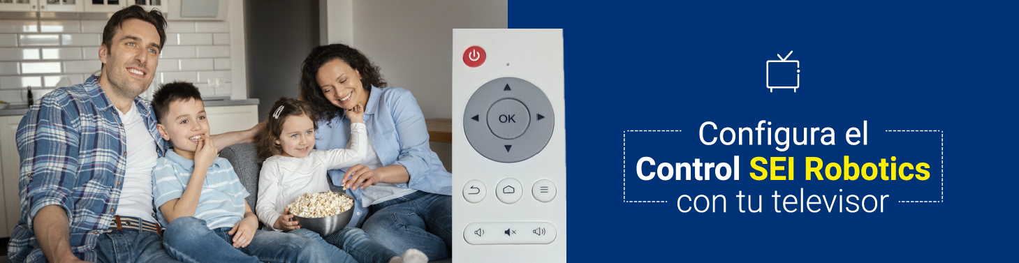 aw-configurar control remoto para television SEI robotics tigo
