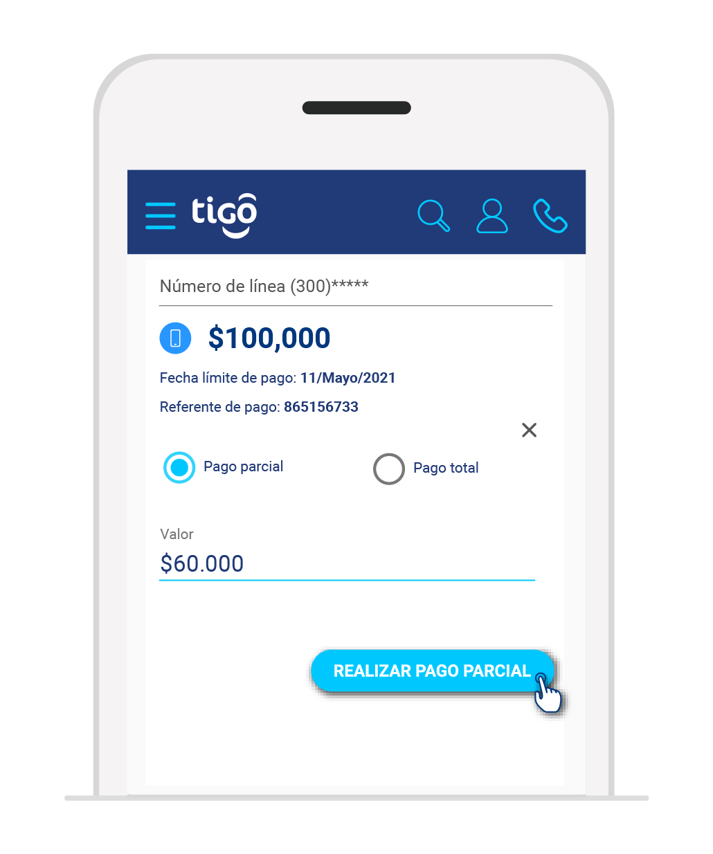 aw-abonar factura movil tigo