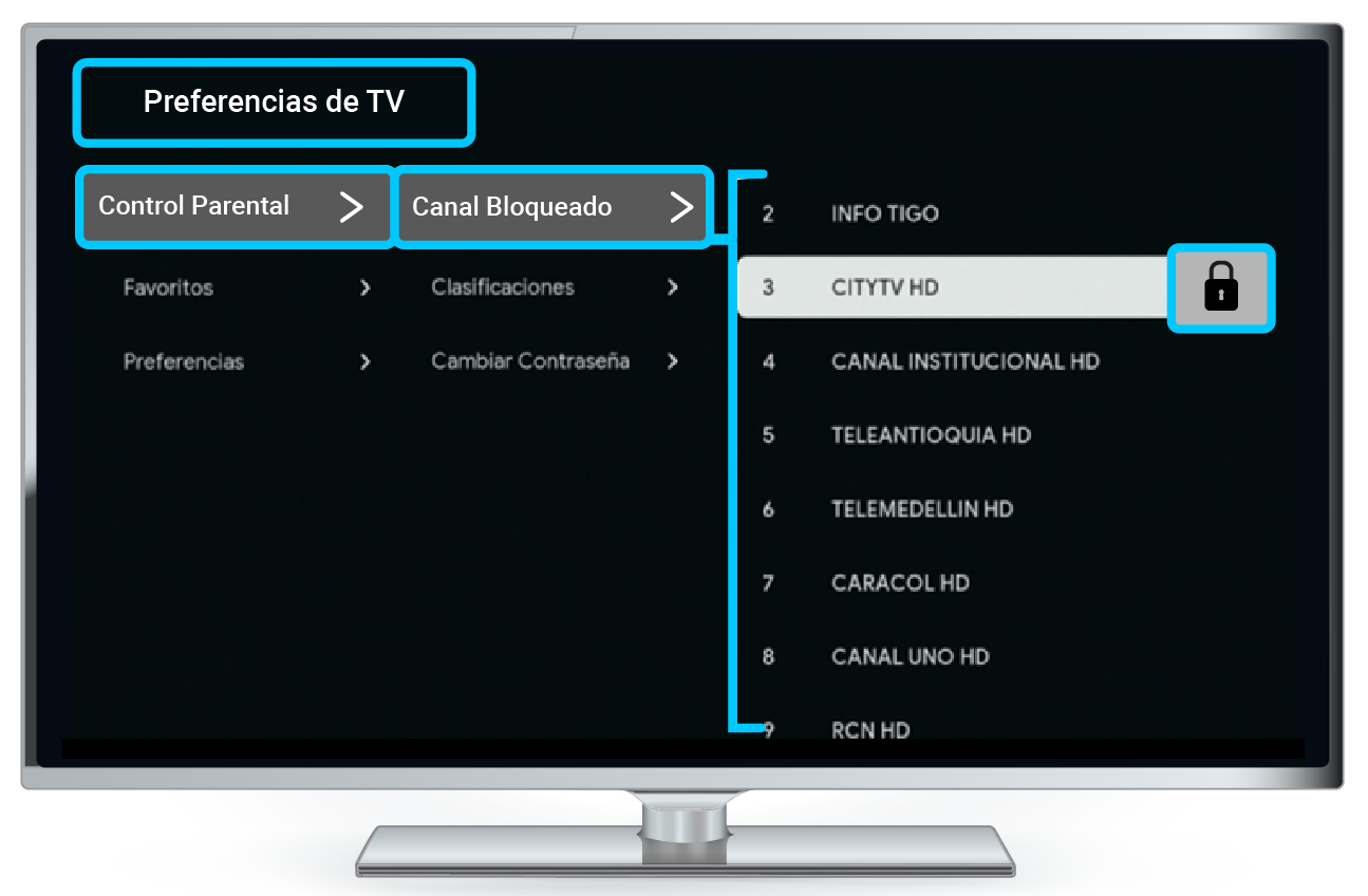 aw-preferencias de tv decodificador tigo