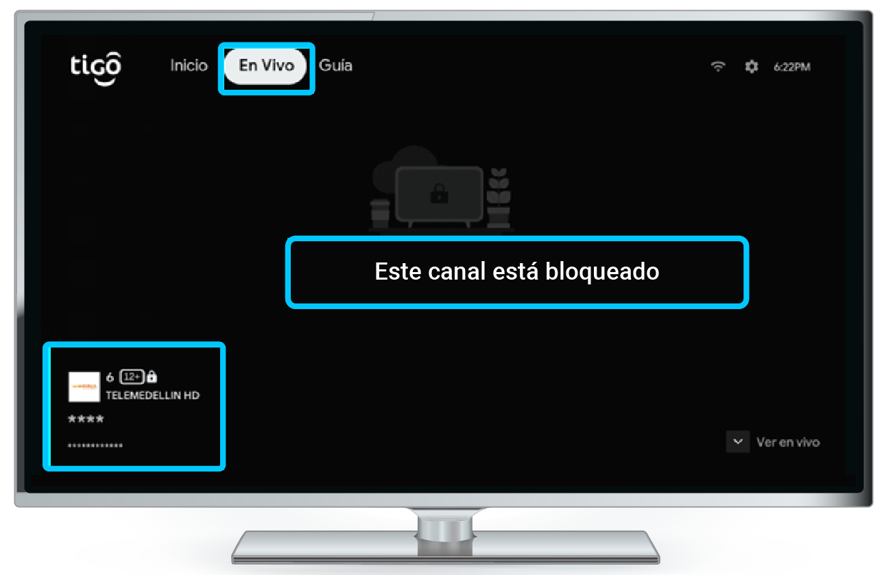 aw-cambio de contraseña decodificador de tv